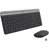 TECLADO LOGITECH INALAMBRICO KIT T+R MK470 SLIM COMBO USB/INAL NEGRO 920-009198