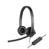 AURICULAR LOGITECH H570E CON MICROFONO USB NEGRO 981-000575