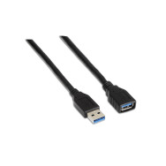CABLE USB 3.0 TIPO AM-AH NEGRO 2.0M AISENS A105-0042