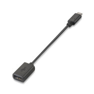 CABLE USB 2.0 3A TIPO USB-CM-AH NEGRO 15CM AISENS A107-0059