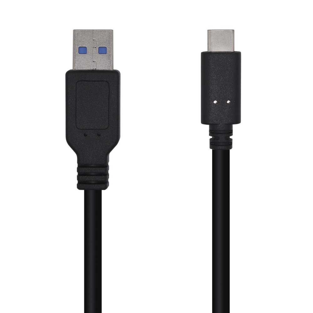 CABLE USB 3.1 GEN2 10GBPS 3A TIPO USB-CM-AM NEGRO 1.5M AISENS A107-0450