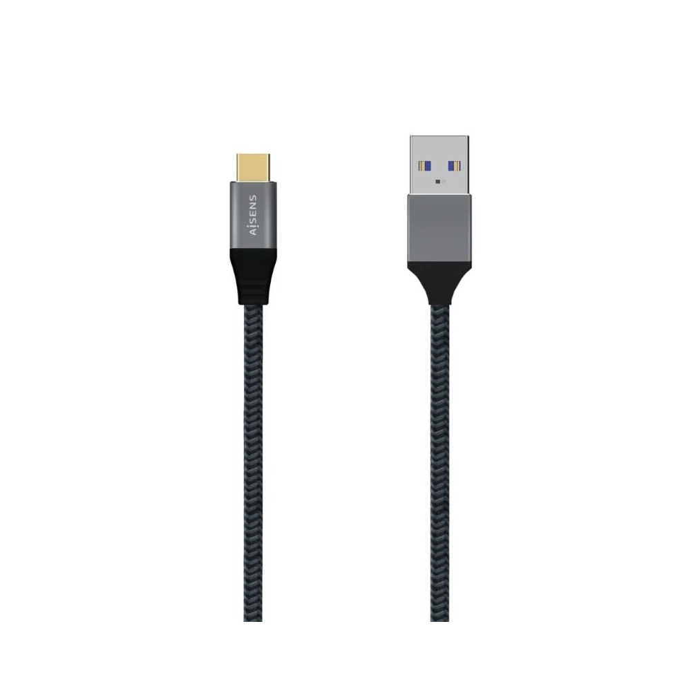 CABLE USB 3.1 GEN2 ALUMINIO 10GBPS 3A TIPO USB-CM-AM GRIS 2.0M AISENS A107-0633