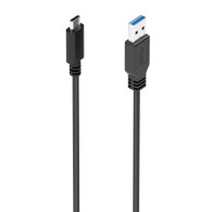 CABLE USB 3.1 GEN2 10GBPS 3A TIPO USB-C M-A M NEGRO 2.0M AISENS A107-0860