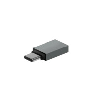 ADAPTADOR MINI USB 3.2 GEN1 3A TIPO USB-CM-AH ALUMINIO GRIS AISENS A108-0718