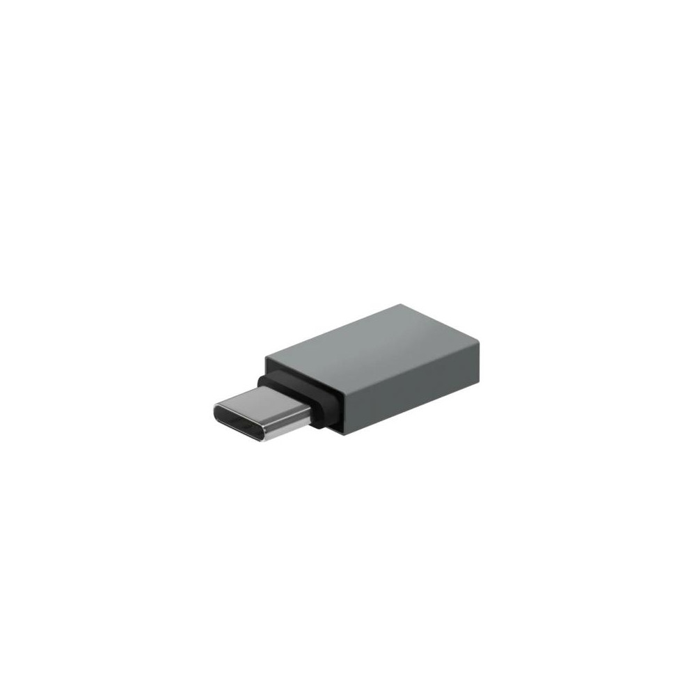 ADAPTADOR MINI USB 3.2 GEN1 3A TIPO USB-CM-AH ALUMINIO GRIS AISENS A108-0718