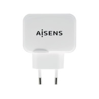 CARGADOR USB AISENS PARED 17W 5V 3.4A 2xUSB CON CONTROL AI BLANCO A110-0439