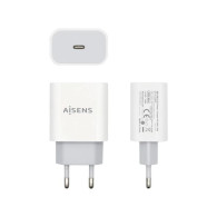 CARGADOR USB-C PD3.0 1XUSB-C 20W BLANCO AISENS A110-0537