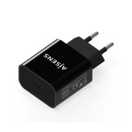 CARGADOR USB-C PD3.0 1 PUERTO 1xUSB-C 20W NEGRO AISENS A110-0538