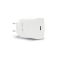 CARGADOR USB-C PD3.0 1 PUERTO 1xUSB-C 20W BLANCO AISENS A110-0752