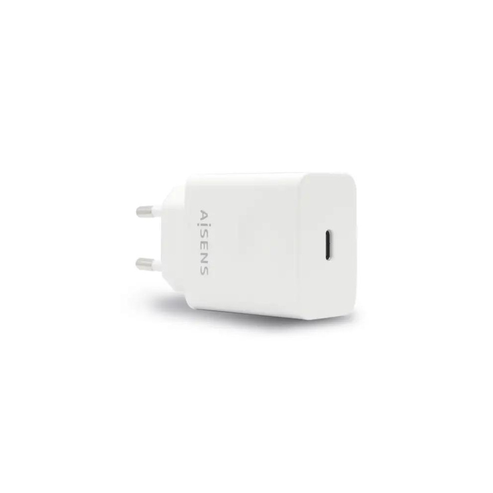 CARGADOR USB-C PD3.0 1 PUERTO 1xUSB-C 20W BLANCO AISENS A110-0752