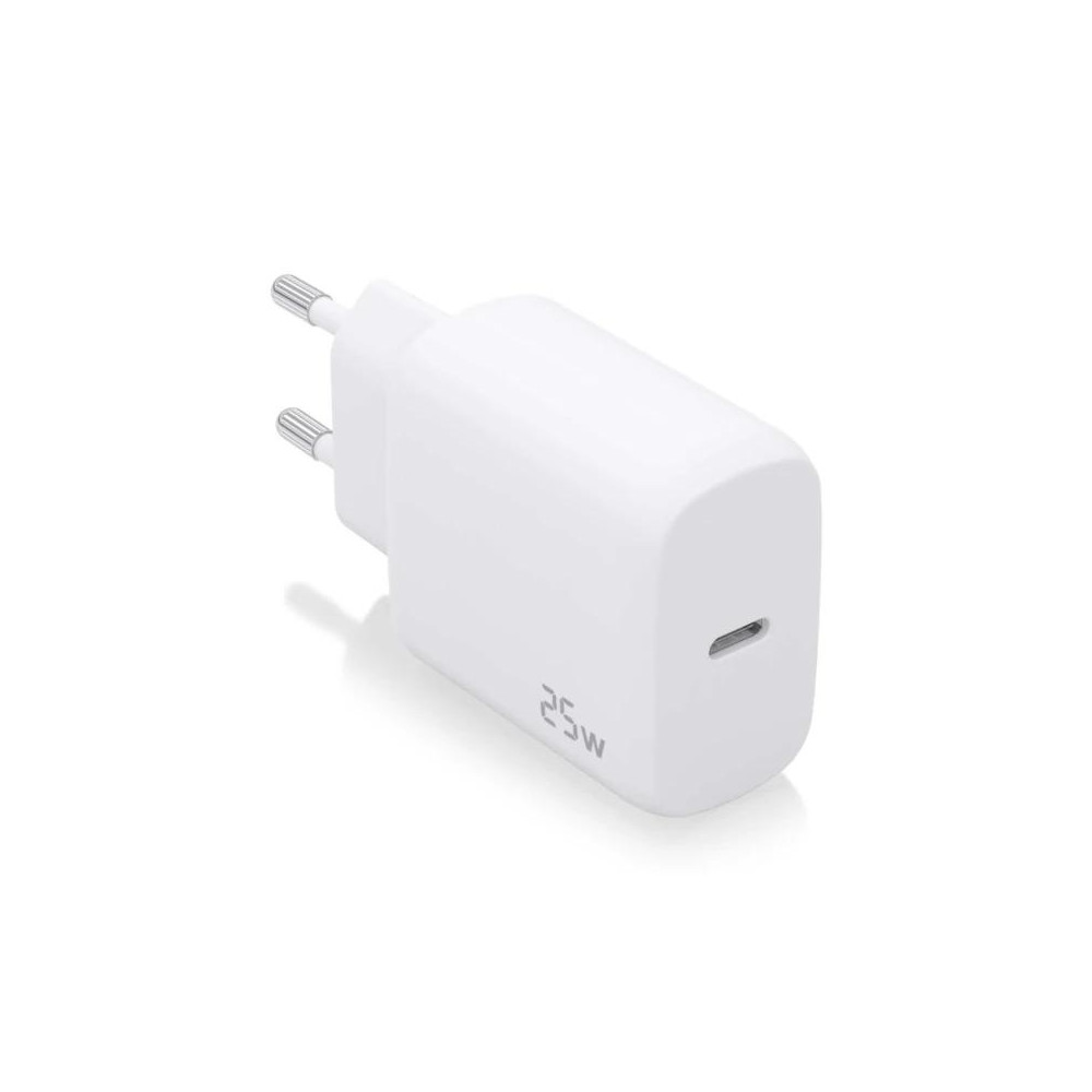 CARGADOR USB-C PD3.0 1 PUERTO 1xUSB-C 25W BLANCO AISENS A110-0756