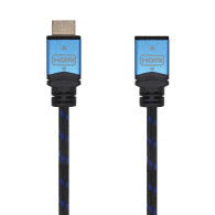 CABLE HDMI V2.0 PROLONGADOR 4K60HZ 18GBPS AM-AH NEGRO AZUL 3.0M AISENS A120-0454