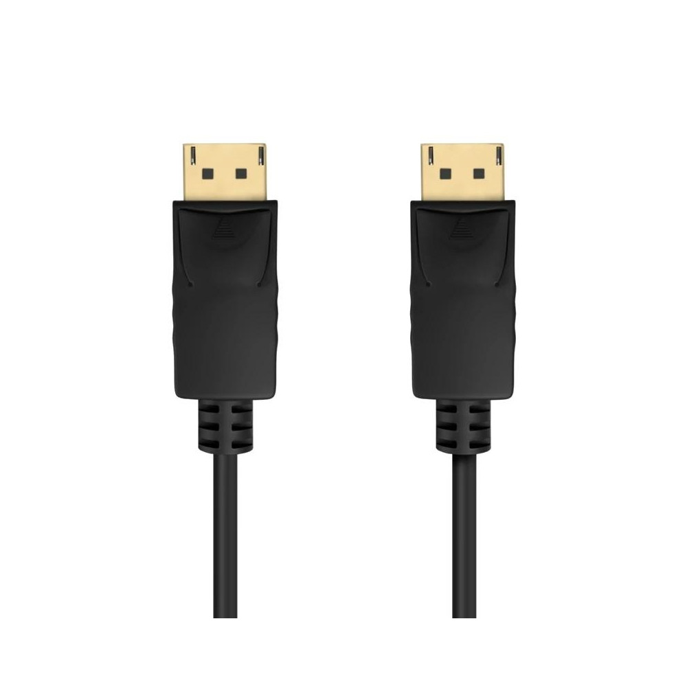 CABLE DISPLAYPORT V1.2 CCS 4K60HZ DPM-DPM NEGRO 2.0M AISENS A124-0740