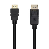 CABLE CONVERSOR DISPLAYPORT A HDMI DPM-HDMI AM NEGRO 3.0M AISENS A125-0460