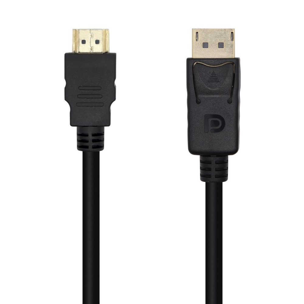 CABLE CONVERSOR DISPLAYPORT A HDMI DPM-HDMI AM NEGRO 3.0M AISENS A125-0460