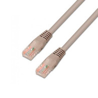 CABLE RED LATIGUILLO RJ45 CAT.5E UTP AWG24 GRIS 0.5M AISENS A133-0176