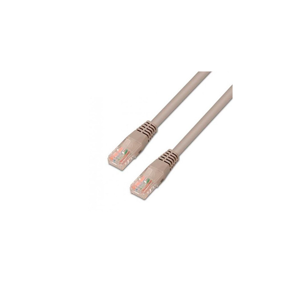 CABLE RED LATIGUILLO RJ45 CAT.5E UTP AWG24 GRIS 0.5M AISENS A133-0176