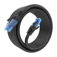 CABLE RED LATIGUILLO RJ45 CAT.6 UTP AWG26 CCA NEGRO 5.0M AISENS A135-0848