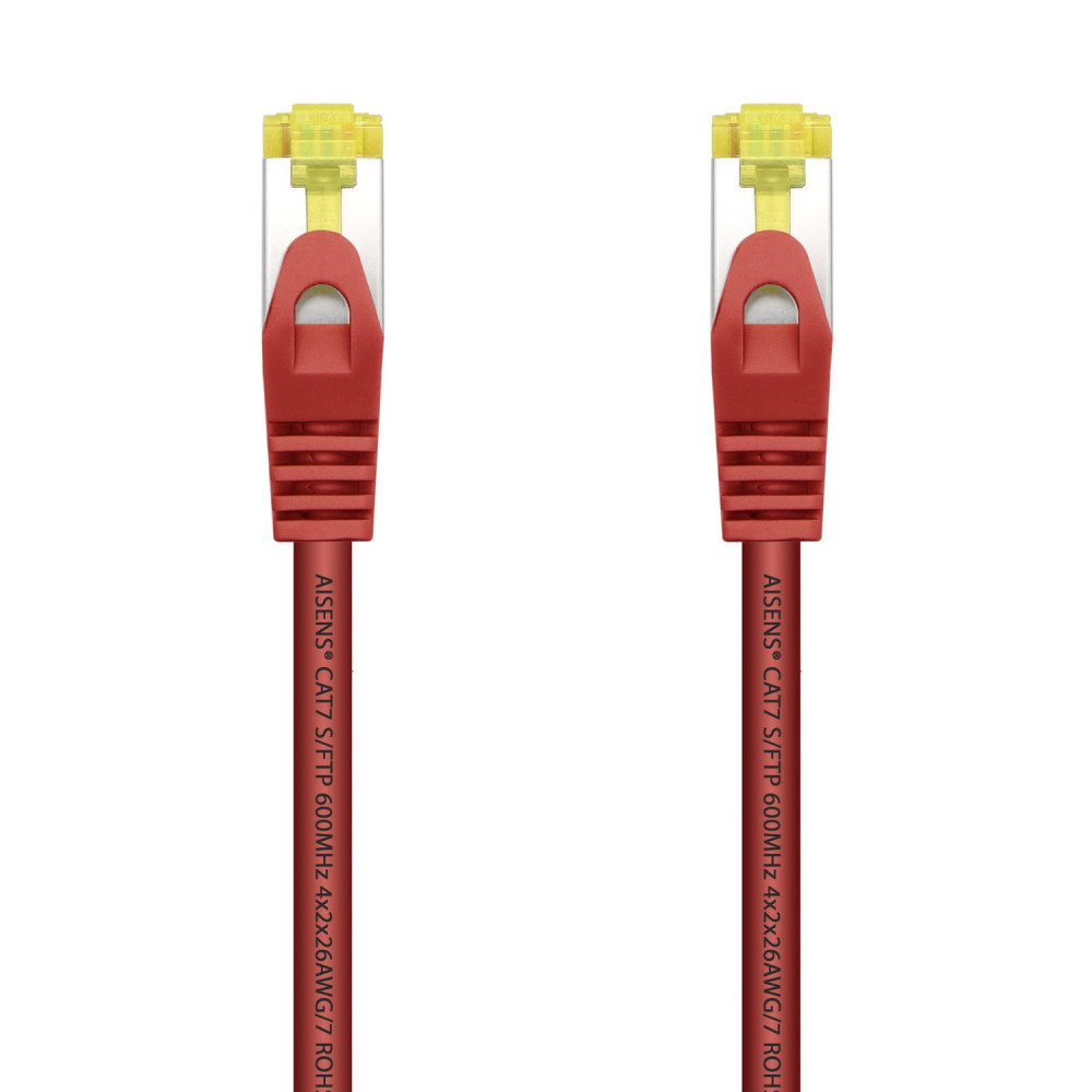CABLE RED LATIGUILLO RJ45 LSZH CAT.7 SFTP AWG26 ROJO 2.0M AISENS A146-0471