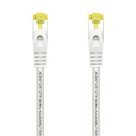 CABLE RED LATIGUILLO RJ45 LSZH CAT.7 SFTP AWG26 BLANCO 0.25M AISENS A146-0488