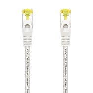 CABLE RED LATIGUILLO RJ45 LSZH CAT.7 SFTP AWG26 BLANCO 0.25M AISENS A146-0488
