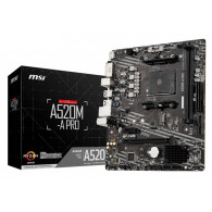 MSI A520M PRO: (AM4) 2DDR4 4SATA 6Usb mATX