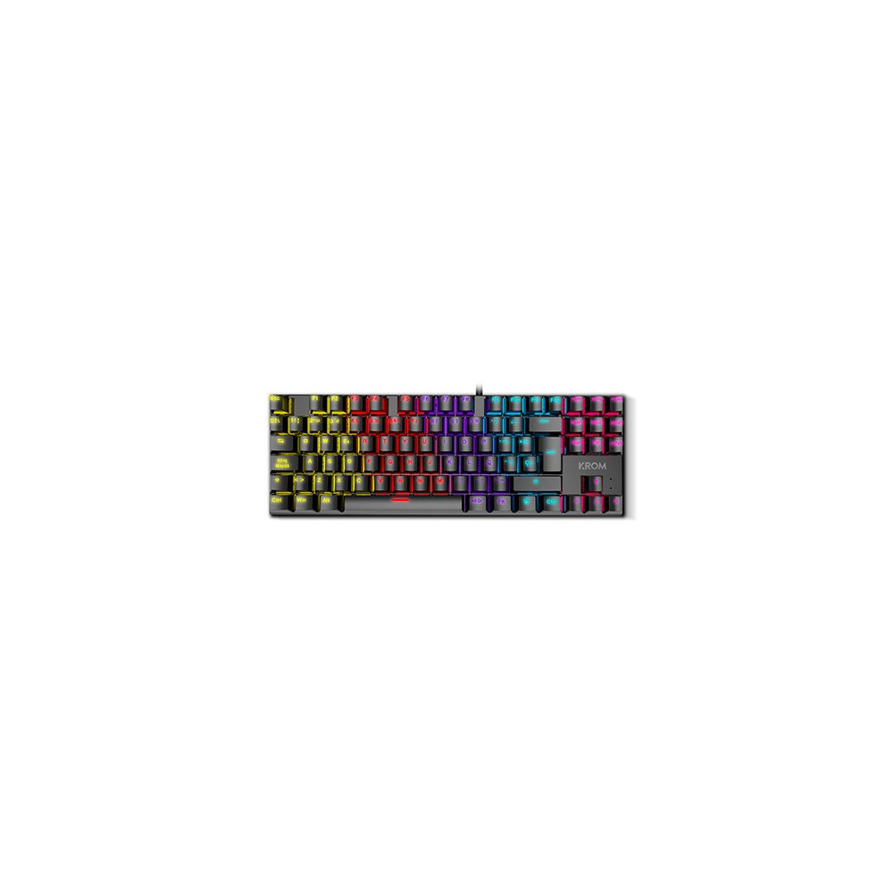 Teclado Gaming KROM KASIC TKL Rainbow (NXKROMKASICTKL)