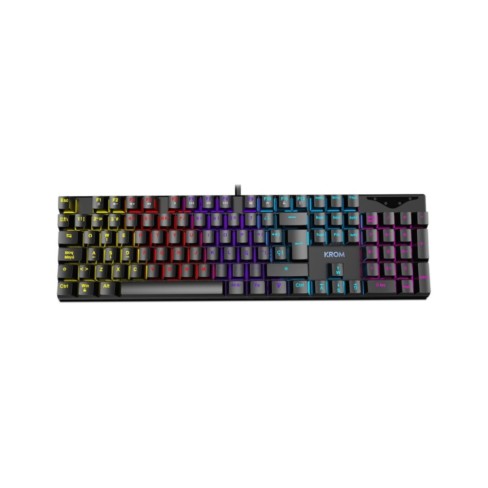 KROM TECLADO GAMING KASIC RGB MECANICO