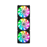 NOX VENTILADOR HUMMER EASY LINK BLACK  PACK DE 3 VENTILADORES