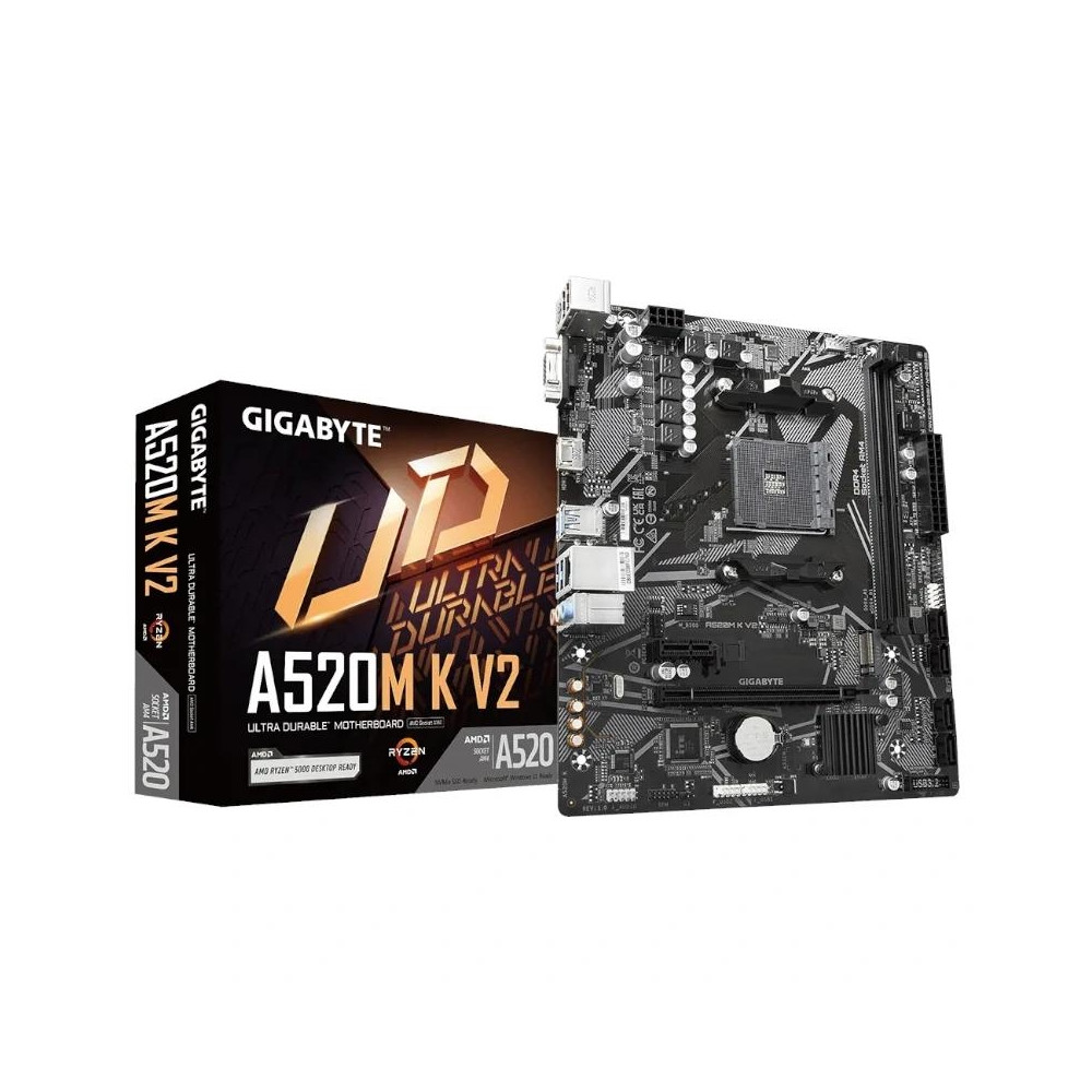 PLACA BASE GIGABYTE A520M K V2 SOCKET AM4 MICROATX