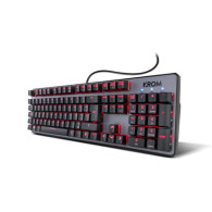 TECLADO GAMING MECANICO KROM KERNEL NEGRO  TECL-KR-KERNEL