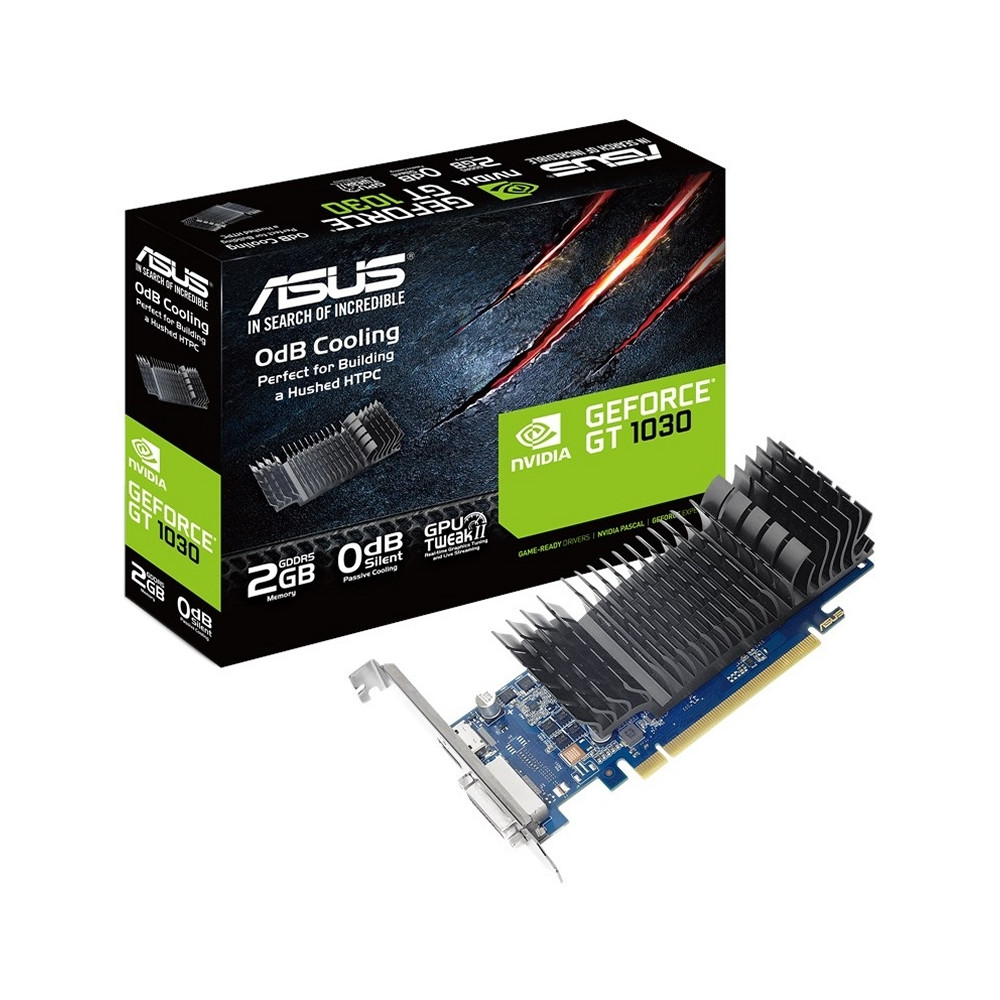 TARJETA GRAFICA ASUS GEFORCE GT1030 2GB GDDR5 PCI-EXPRESS