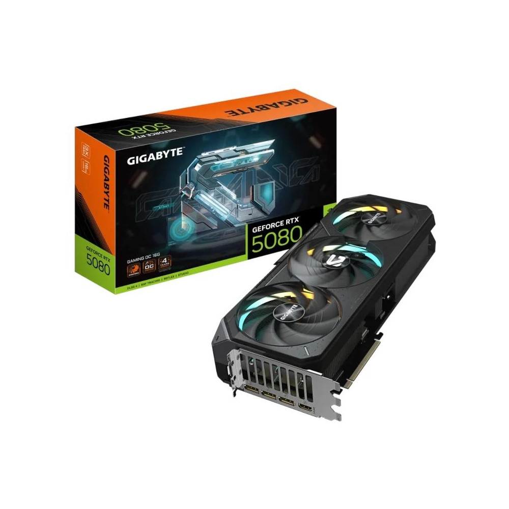 TARJETA GRAFICA GIGABYTE GEFORCE RTX5080 GAMING OC 16GB GDDR7