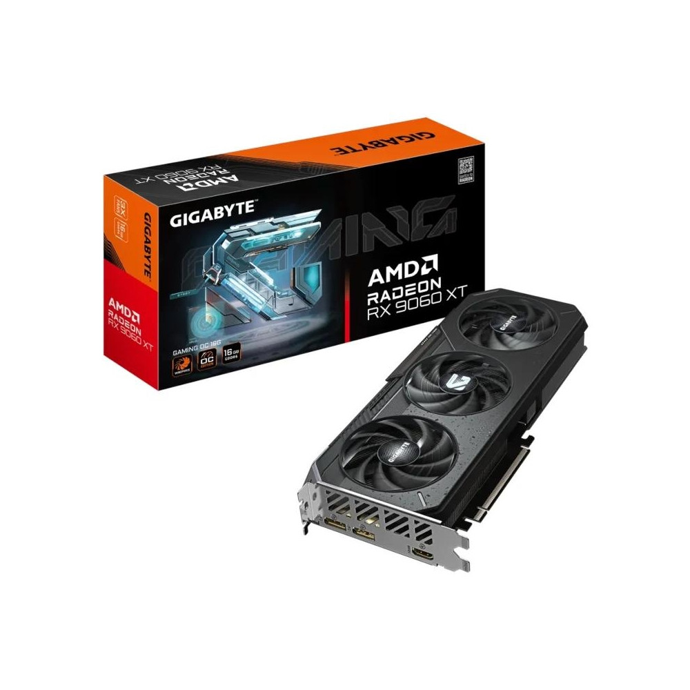 Tarjeta Gráfica Gigabyte AMD Radeon RX 9060 XT Gaming OC 16GB GDDR6