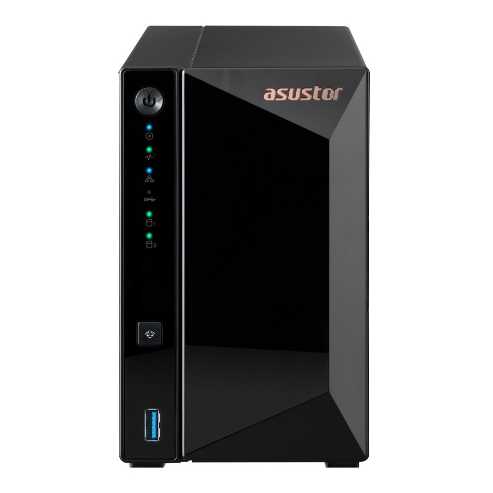 UNIDAD NAS ASUSTOR AS3302TV2 2HDSA 3.5/2.5 QC 1.7GHZ 2GBDDR4 WOW USB3.2GEN1