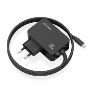 CARGADOR GaN 65W PD3.0 1XUSB-C 1.8M NEGRO AISENS ASCH-1PD65WL033-BK