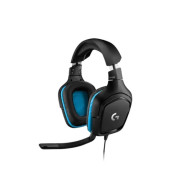 AURICULARES GAMING CON MICROFONO LOGITECH G432 981-000770 USB/JACK3.5 NEGRO