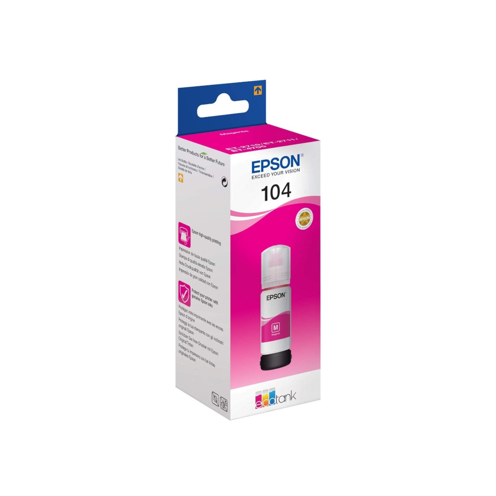 BOTELLA TINTA T00P340 ( 104 ) (MAGENTA) EPSON ET-2710 , ET-2711