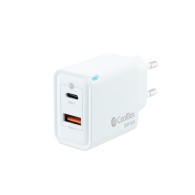 CARGADOR USB COOLBOX PARED USB-C USB-A 30W COO-CUP-30CA