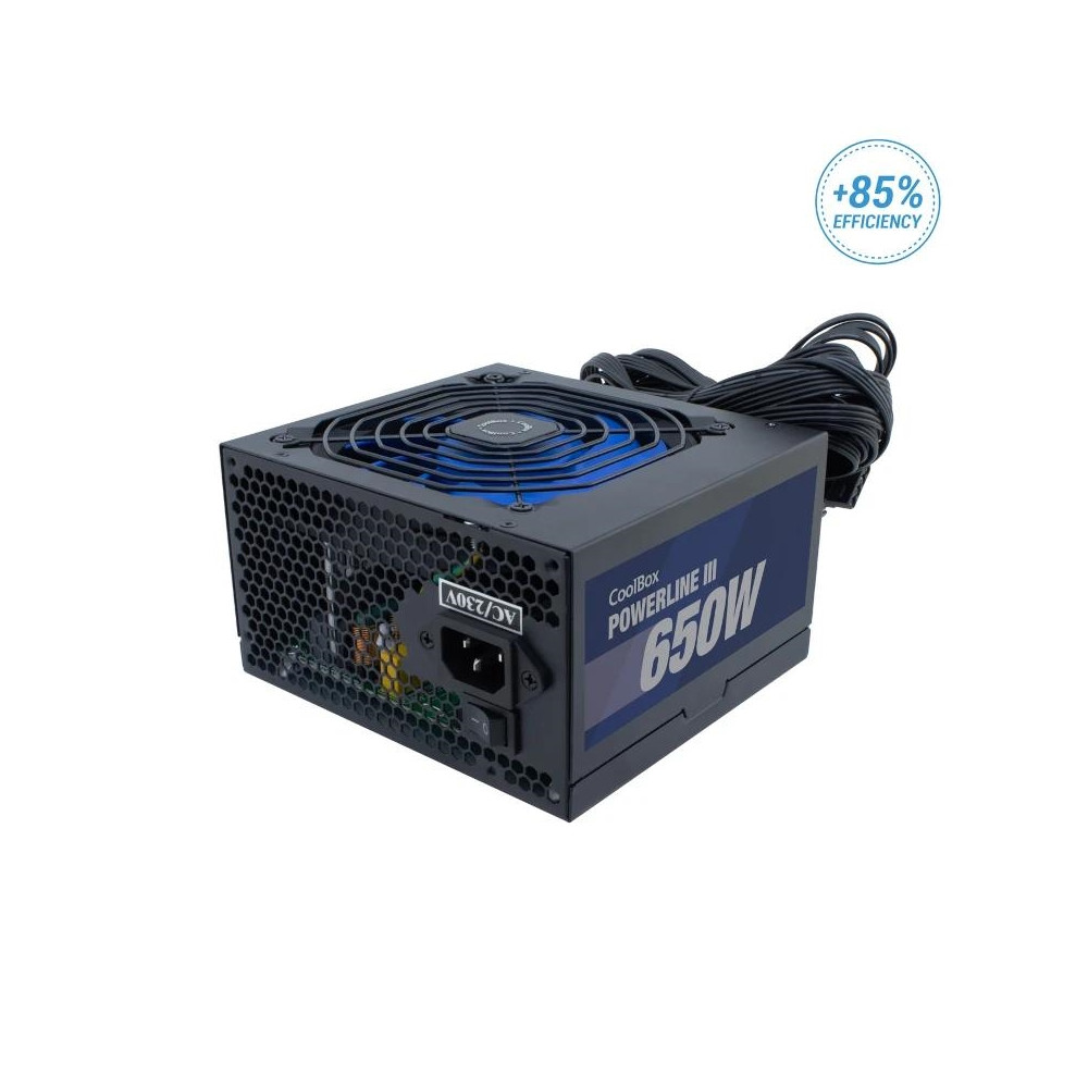 FUENTE ALIMENTACION ATX 650W COOLBOX POWERLINE III COO-FAPW3-650