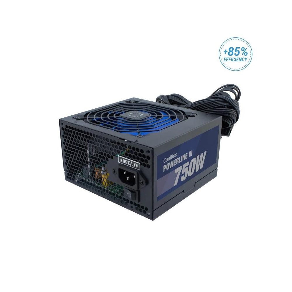 COOLBOX FUENTE ALIM ATX POWERLINE3 750W 85%EFI