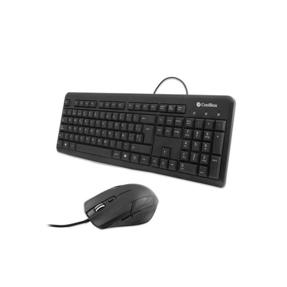 TECLADO COOLBOX USB KIT TECLADO+RATON C00-KTR-01U
