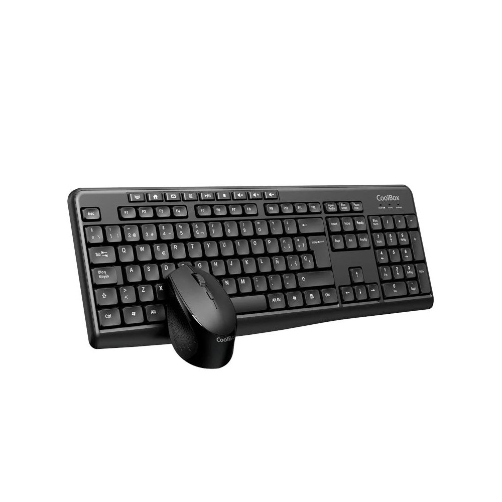 TECLADO COOLBOX INALAMBRICO KIT TECLADO + RATÜN SILENCIOSOS COO-KTR-03W