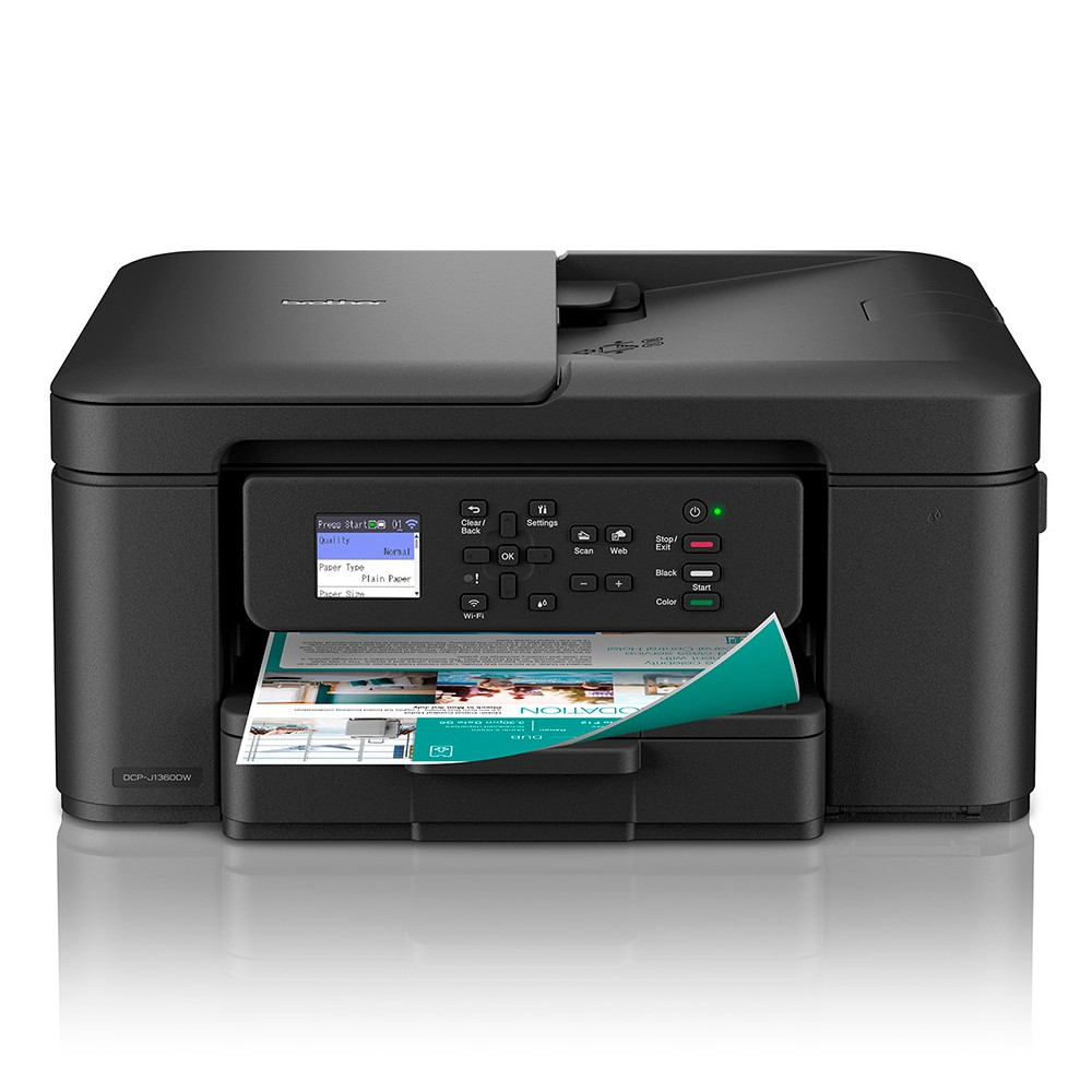 IMPRESORA BROTHER MF INKJET COLOR DCPJ1360DW A4 WIFI DUPLEX (LC521)