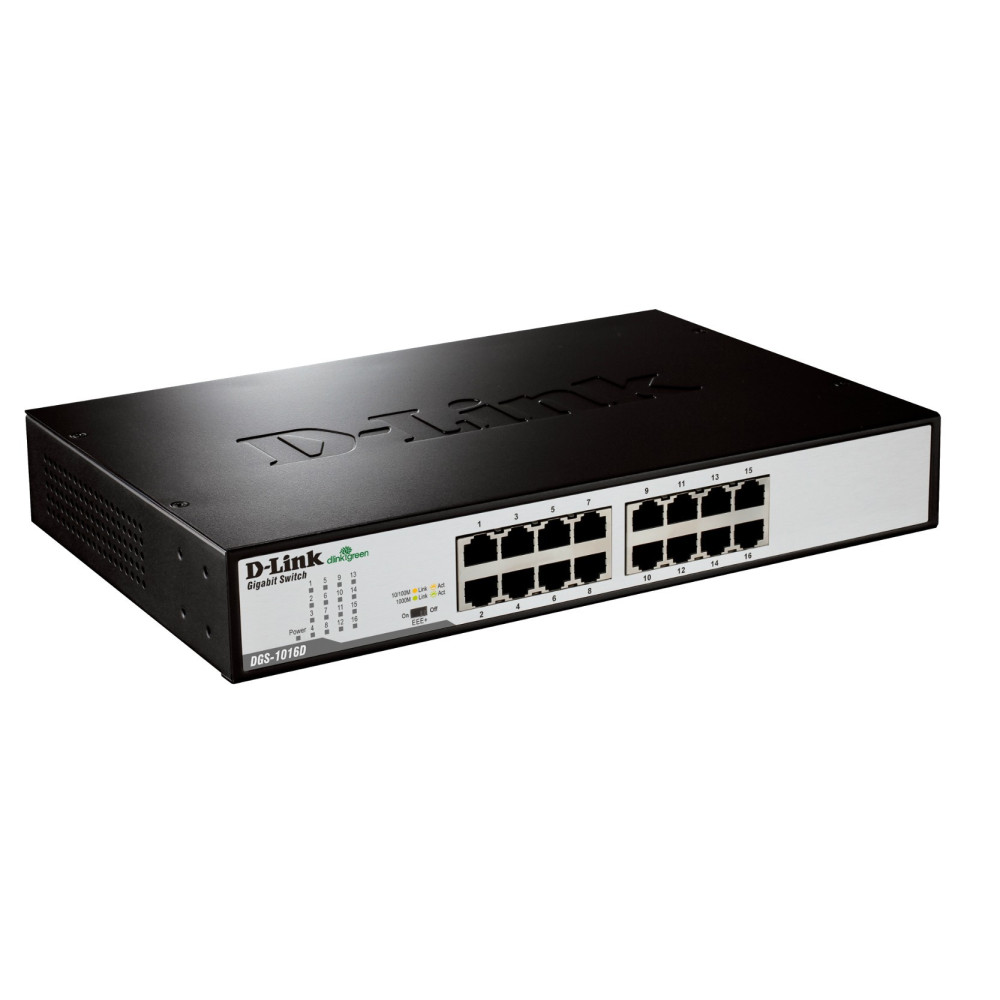 SWITCH D-LINK 16P DGS-1016D 10/100/1000 SOHO