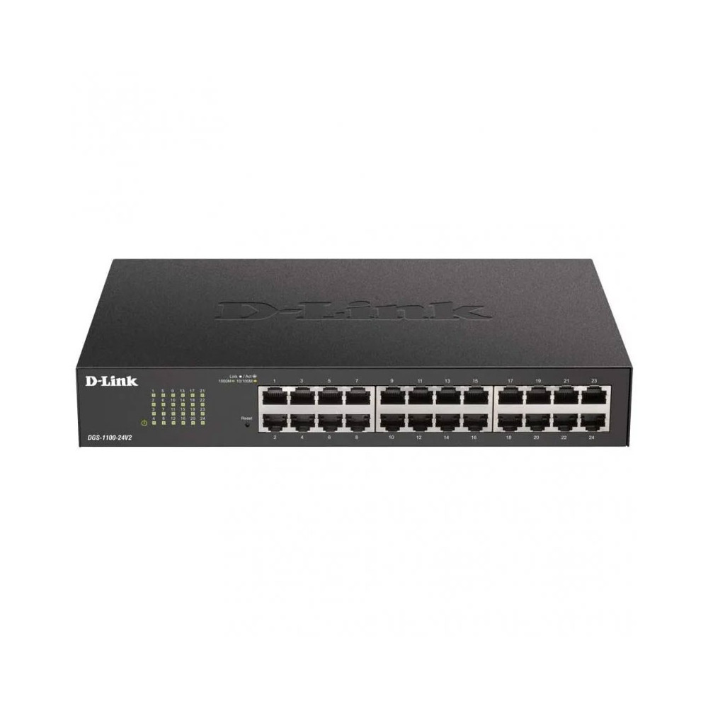 SWITCH D-LINK 24P DGS-1100-24V2/E 10/100/1000 EASYSMART