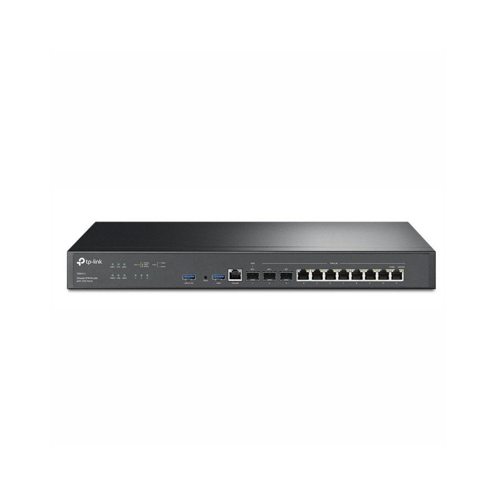 ROUTER TP-LINK OMADA ER8411 VPN GIGABIT ETHERNET 2 PUERTOS 10GE SFP+ NEGRO