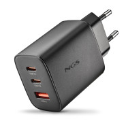 CARGADOR NGS DE PARED ULTRARRAPIDO DE 65W CON 3 PUERTOS 2USB-C + USB-A