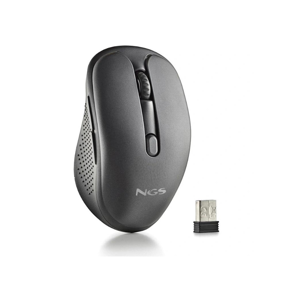 RATON NGS INALAMBRICO LASER EVOPEEP BLACK RECARGABLE MULTIMODO NEGRO USB-A