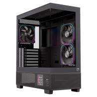 CAJA ATX SEMITORRE EINAREX S501D RGB NEGRA EXCS-PR-51DR-B